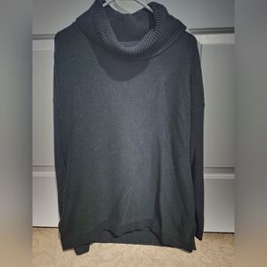 Black Cowl Neck Sweater